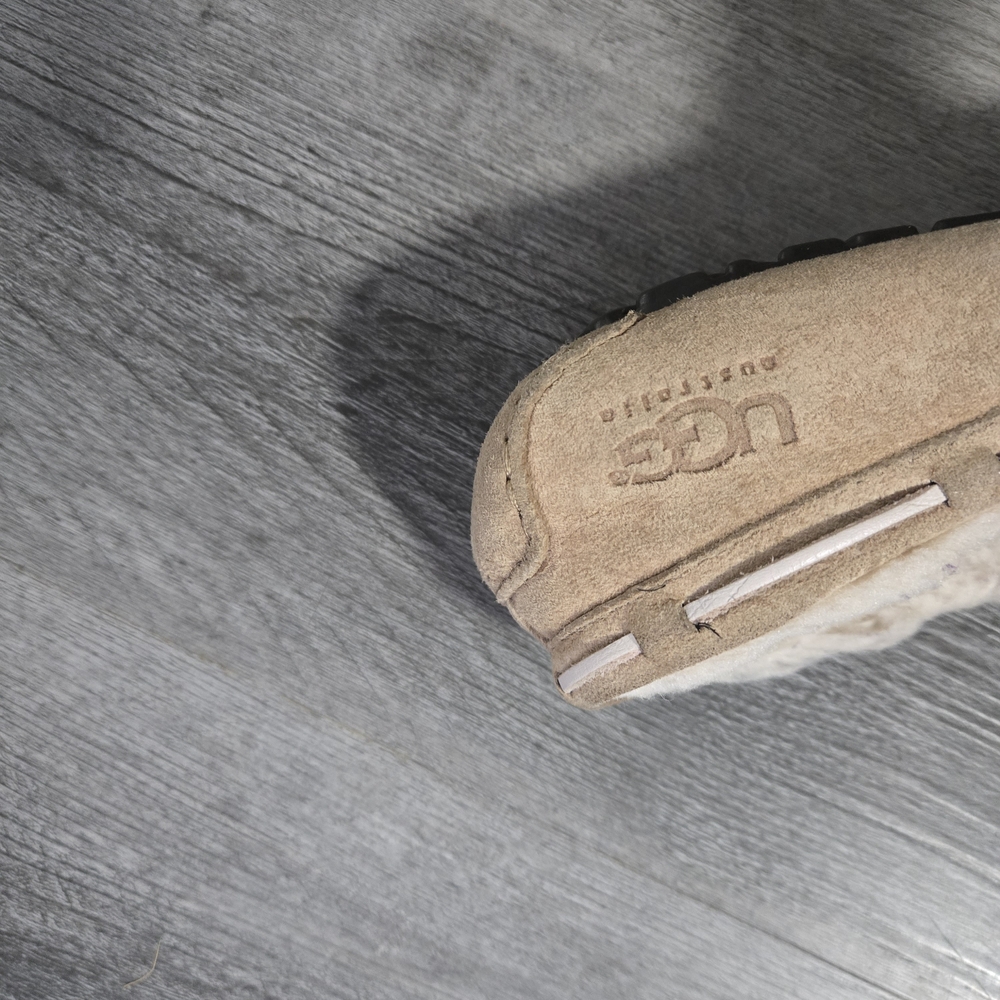 UGG Tan Suede Moccasin Slippers - Picture 7 of 8